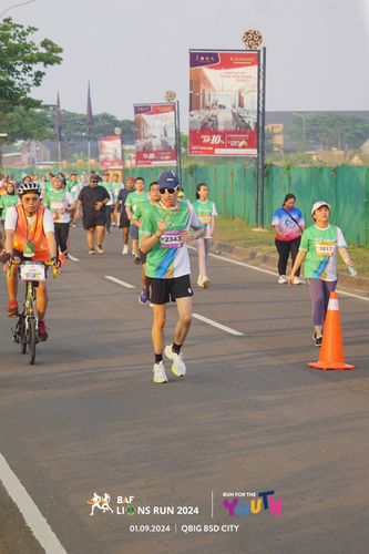 Race photo from BAF LIONS RUN 2024