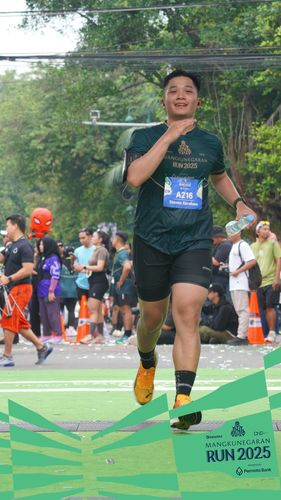 Race photo from Mangkunegaran Run 2025