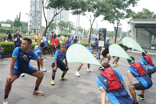 Race photo from Road to BAF Lions Run 2024