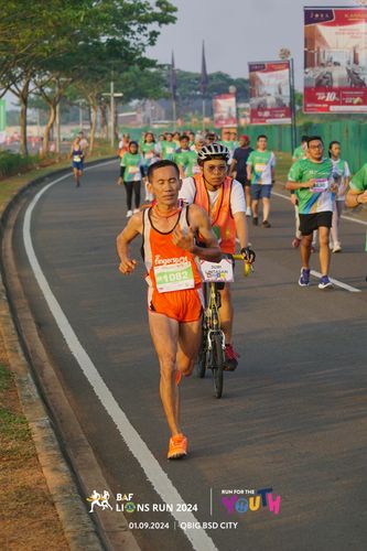Race photo from BAF LIONS RUN 2024