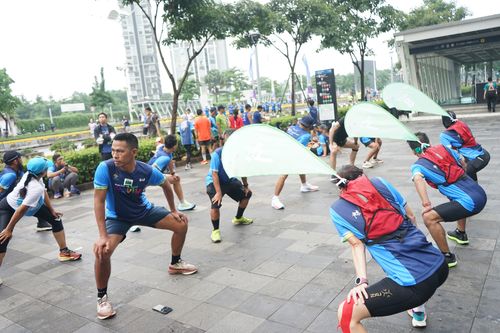 Race photo from Road to BAF Lions Run 2024