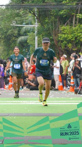 Race photo from Mangkunegaran Run 2025