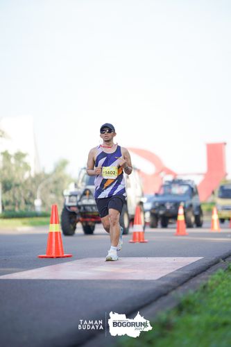 Race photo from Taman Budaya x BOGORUN 2025