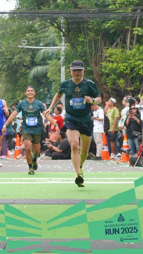 Race photo from Mangkunegaran Run 2025