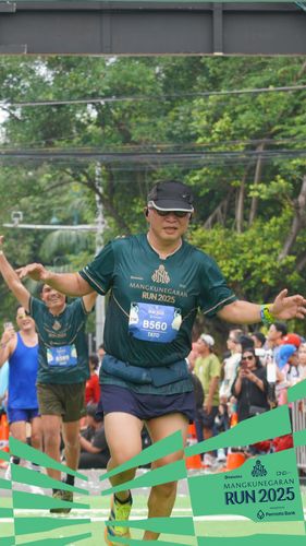Race photo from Mangkunegaran Run 2025