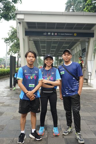Race photo from Road to BAF Lions Run 2024
