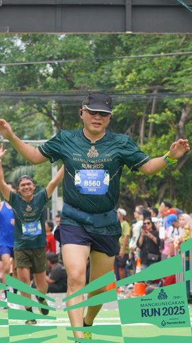 Race photo from Mangkunegaran Run 2025