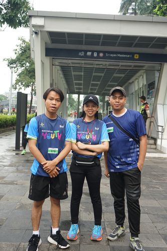 Race photo from Road to BAF Lions Run 2024