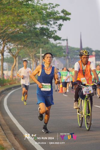 Race photo from BAF LIONS RUN 2024