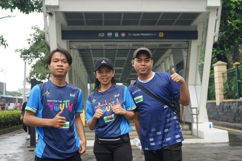 Race photo from Road to BAF Lions Run 2024