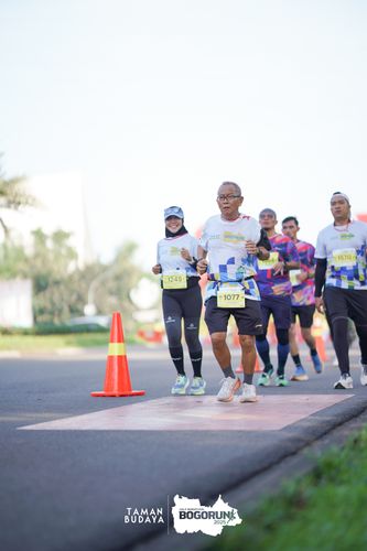 Race photo from Taman Budaya x BOGORUN 2025