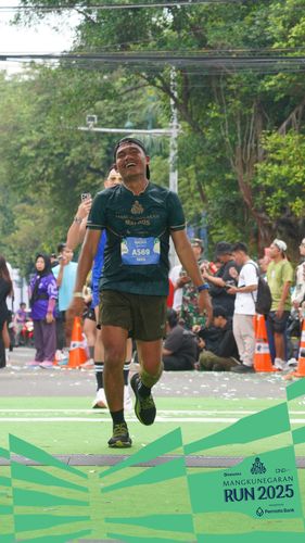 Race photo from Mangkunegaran Run 2025