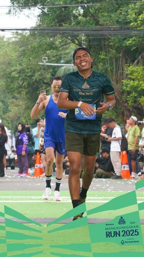 Race photo from Mangkunegaran Run 2025