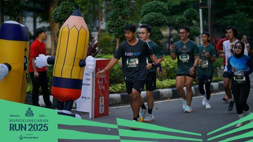 Race photo from Mangkunegaran Run 2025