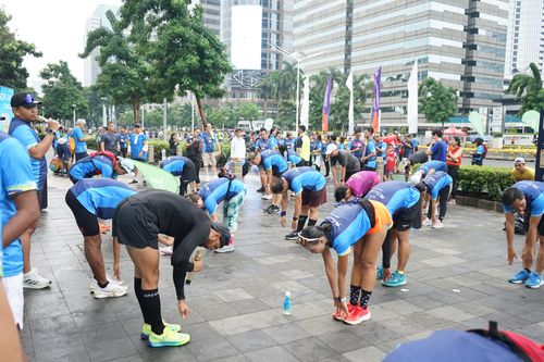 Race photo from Road to BAF Lions Run 2024
