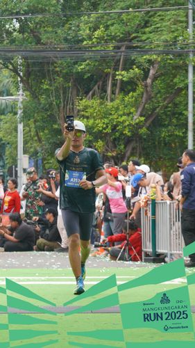 Race photo from Mangkunegaran Run 2025