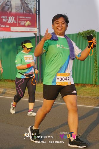 Race photo from BAF LIONS RUN 2024