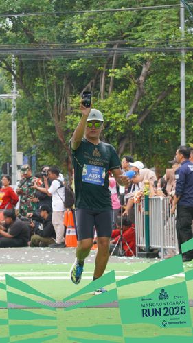 Race photo from Mangkunegaran Run 2025