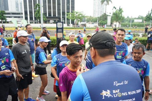 Race photo from Road to BAF Lions Run 2024