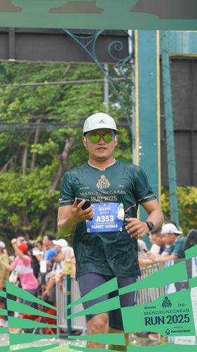 Race photo from Mangkunegaran Run 2025