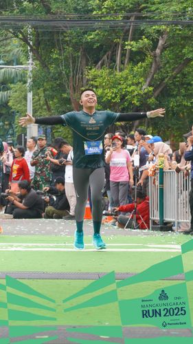 Race photo from Mangkunegaran Run 2025