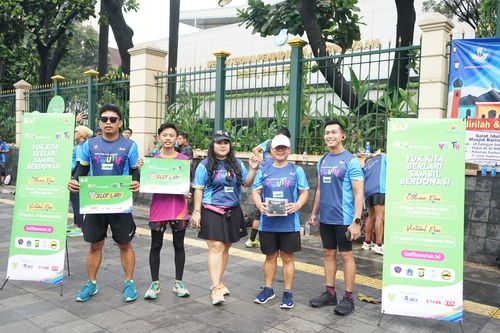 Race photo from Road to BAF Lions Run 2024