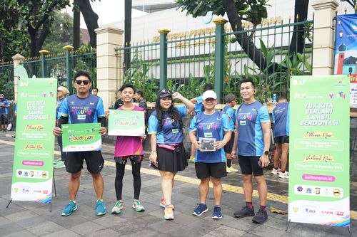 Race photo from Road to BAF Lions Run 2024