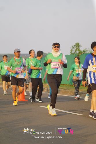 Race photo from BAF LIONS RUN 2024