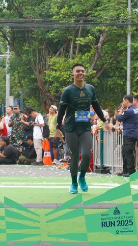 Race photo from Mangkunegaran Run 2025