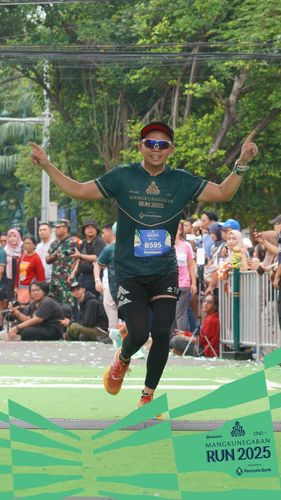 Race photo from Mangkunegaran Run 2025