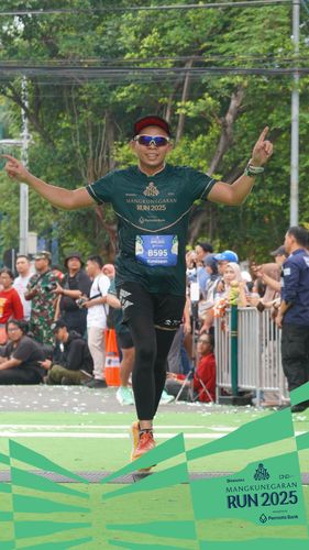 Race photo from Mangkunegaran Run 2025