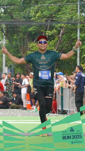 Race photo from Mangkunegaran Run 2025