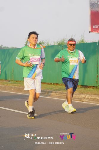 Race photo from BAF LIONS RUN 2024