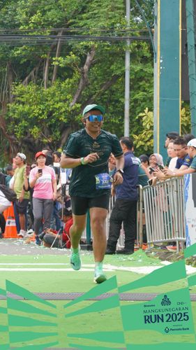 Race photo from Mangkunegaran Run 2025