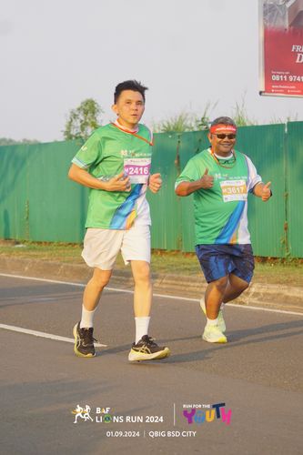 Race photo from BAF LIONS RUN 2024