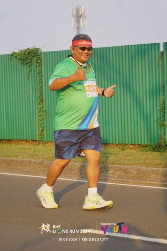Race photo from BAF LIONS RUN 2024