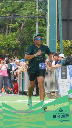 Race photo from Mangkunegaran Run 2025