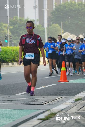 Race photo from Nu Skin Run 10K