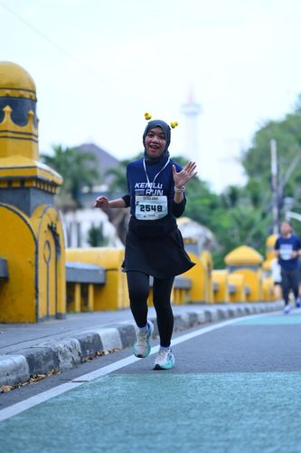 Race photo from KEMLU RUN 2025