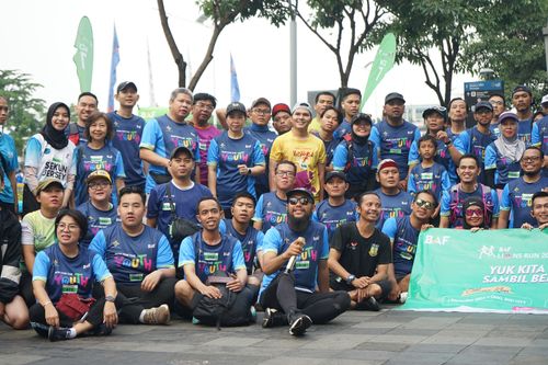 Race photo from Road to BAF Lions Run 2024
