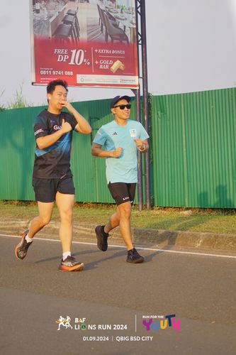Race photo from BAF LIONS RUN 2024
