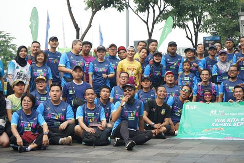 Race photo from Road to BAF Lions Run 2024