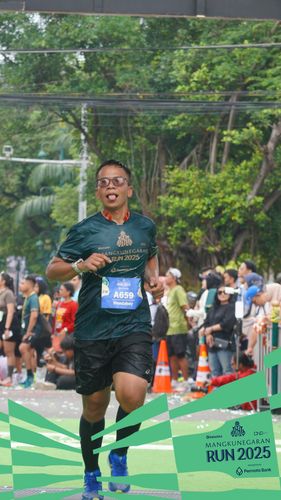 Race photo from Mangkunegaran Run 2025