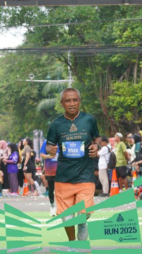 Race photo from Mangkunegaran Run 2025