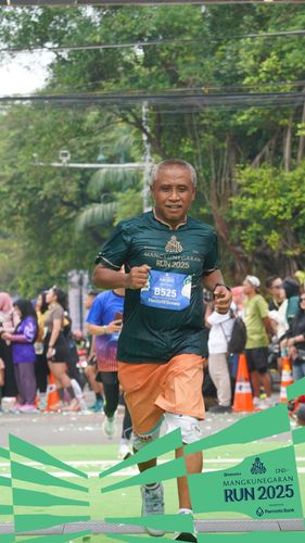 Race photo from Mangkunegaran Run 2025