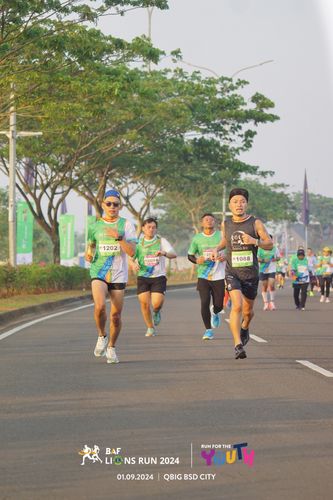 Race photo from BAF LIONS RUN 2024