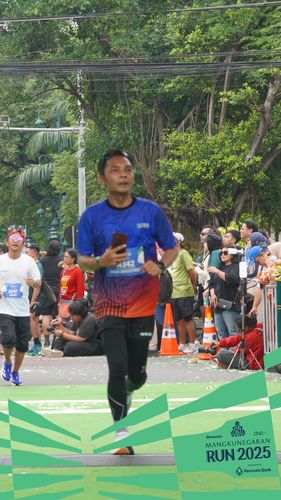 Race photo from Mangkunegaran Run 2025