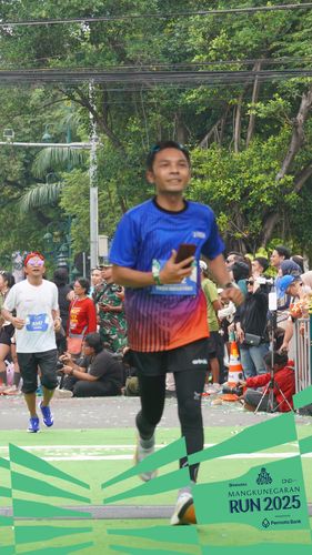 Race photo from Mangkunegaran Run 2025