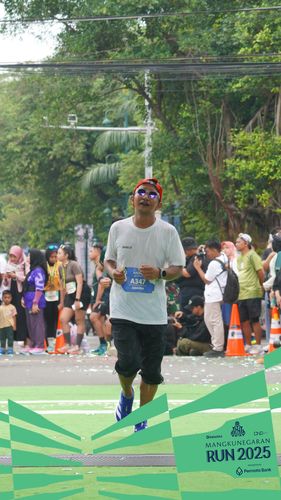 Race photo from Mangkunegaran Run 2025