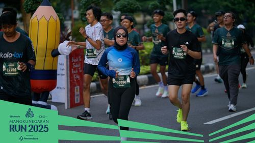 Race photo from Mangkunegaran Run 2025